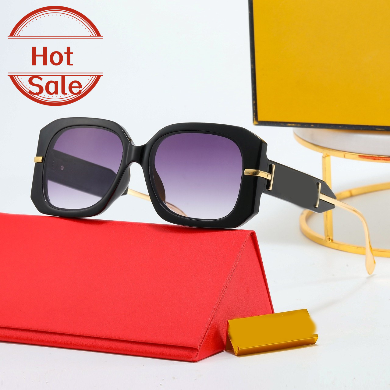 Designer Sunglasses For Men Women Sunglasses Fashion Classic Sunglass Luxury Polarized Pilot Oversized Sun Glasses UV400 Eyewear