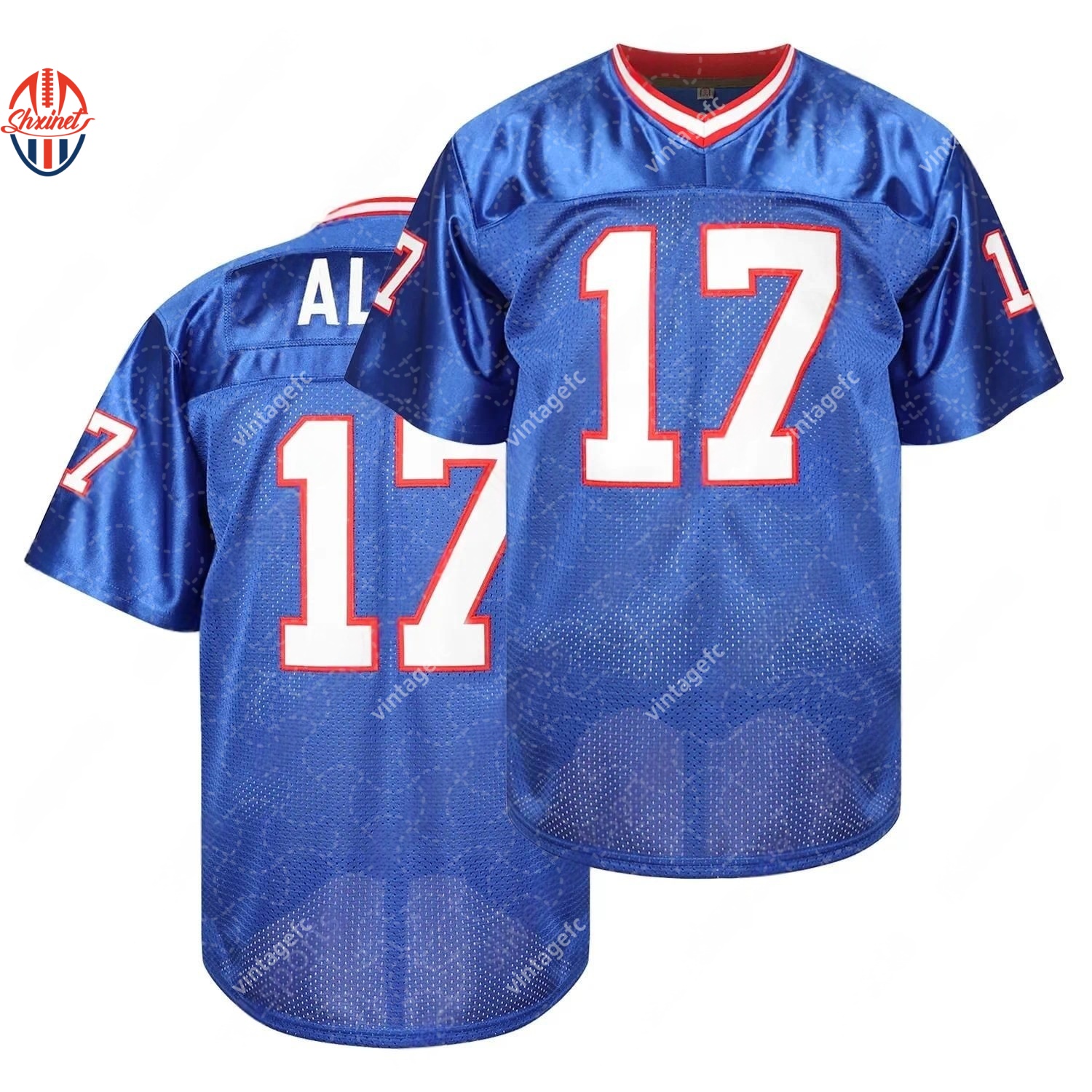 Custom Josh 17 Allen 2025 Rivalries Football Jersey Joey Bosa Gabriel Davis Miller James Terrel Bernard Rasul Douglas Dawkins Cook III Competitive ver