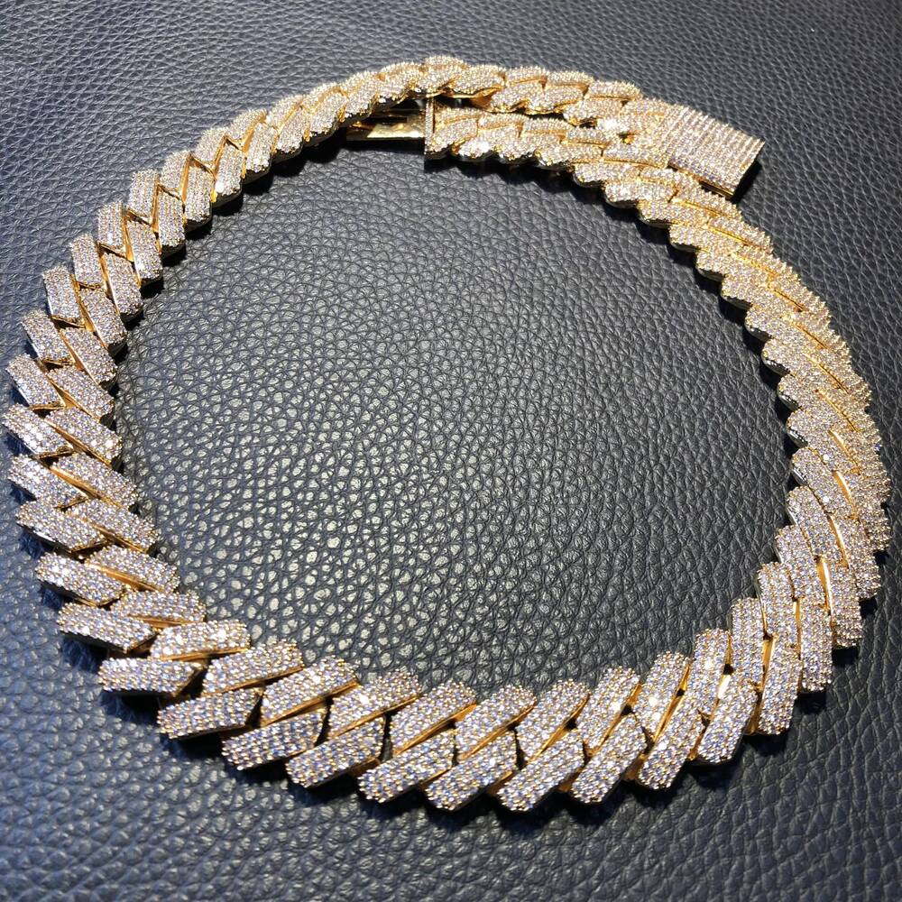 Iced Out Cuban Link Chain Hip Hop Jewelry