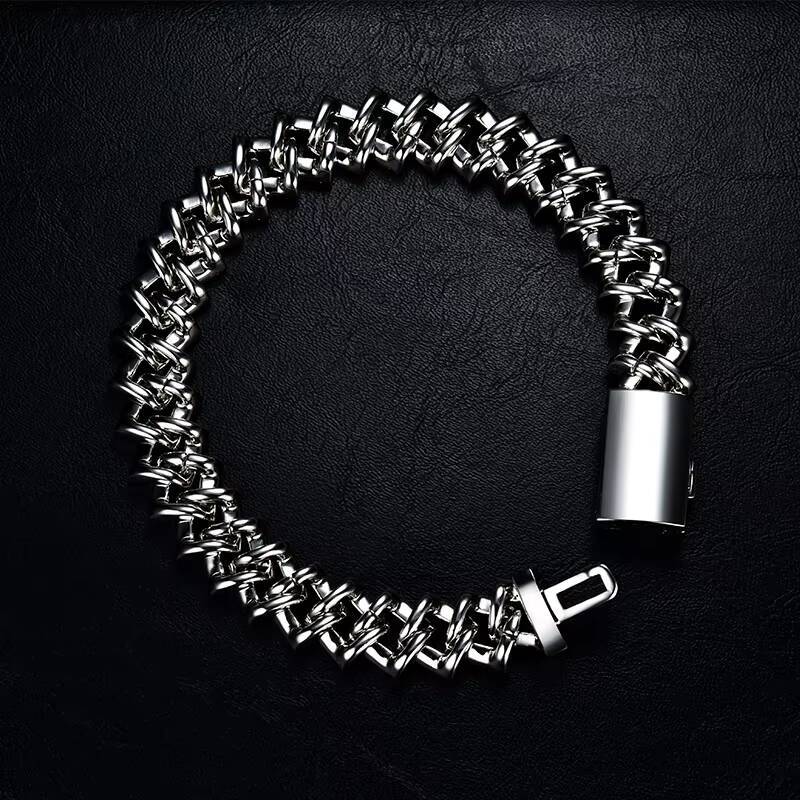 JWY Customized Trend High Quality 925 Sterling Silver Man Hip Hop Jewelry Iced Out VVS Moissanite Bracelets Fashion Chain Link Bracelets