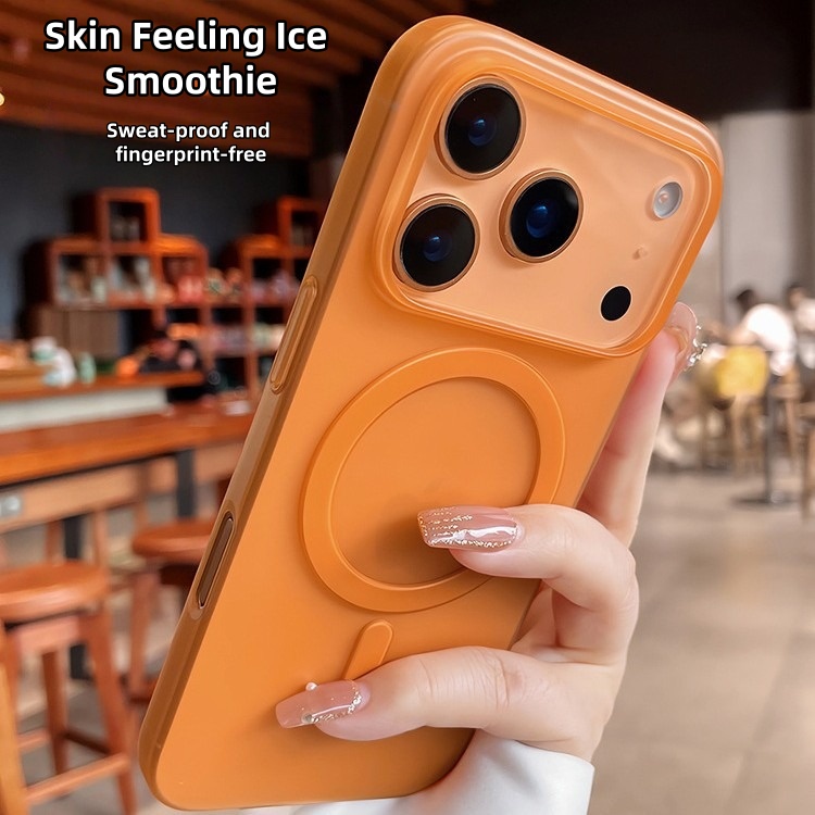 iPhone 17/16 Pro Max Magnetic Hard Case: Frosted Finish, Large Ports & Drop Protection