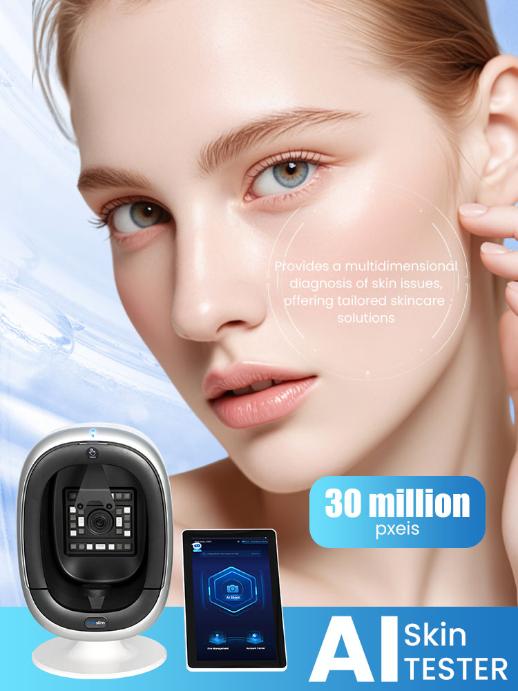 Advanced 3D AI Facial Skin Analyzer with 180° Full-Range Imaging Magic Mirror Scanner & Acne Detection Machine