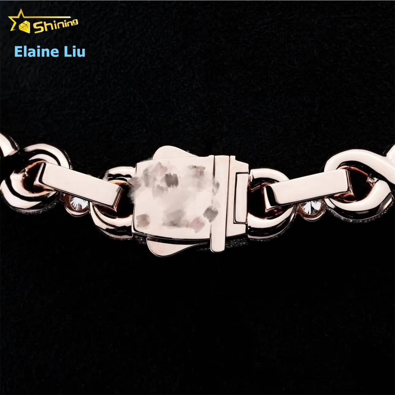 18MM VVS Moissanite Diamond 925 Sterling Silver Iced Out Customized Trend Moissanite Hip Hop Jewelry Cross Miami Cuban Link Chain Necklace