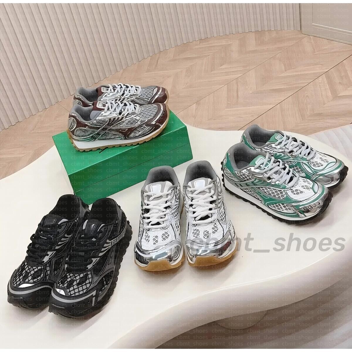 designer shoes running shoes sneakers womens luxury trainers leather mesh out of office sneakers trainers nylon fabric designer women mens shoe 35-45 code