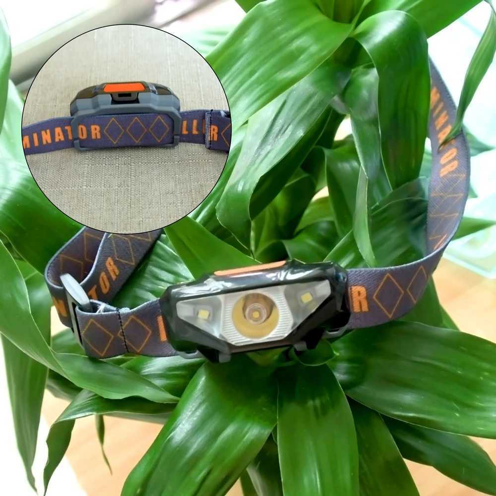 SOLOANDOR 3 Mode Headlight Use AA Battery Headlamp Outdoor Hunting Adventure Fishing Cycling Night Running lamp LED Head light J250925