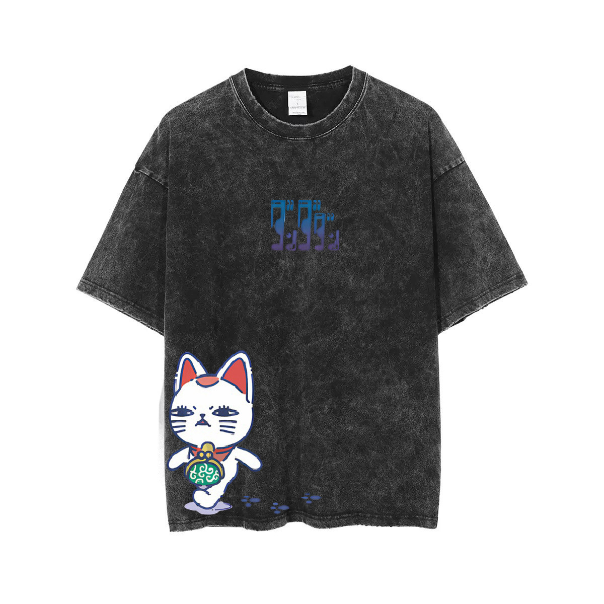 DANDADAN Anime Daring Party New Arrival Washed Vintage Short-Sleeve T-Shirt American Cotton - VT2636