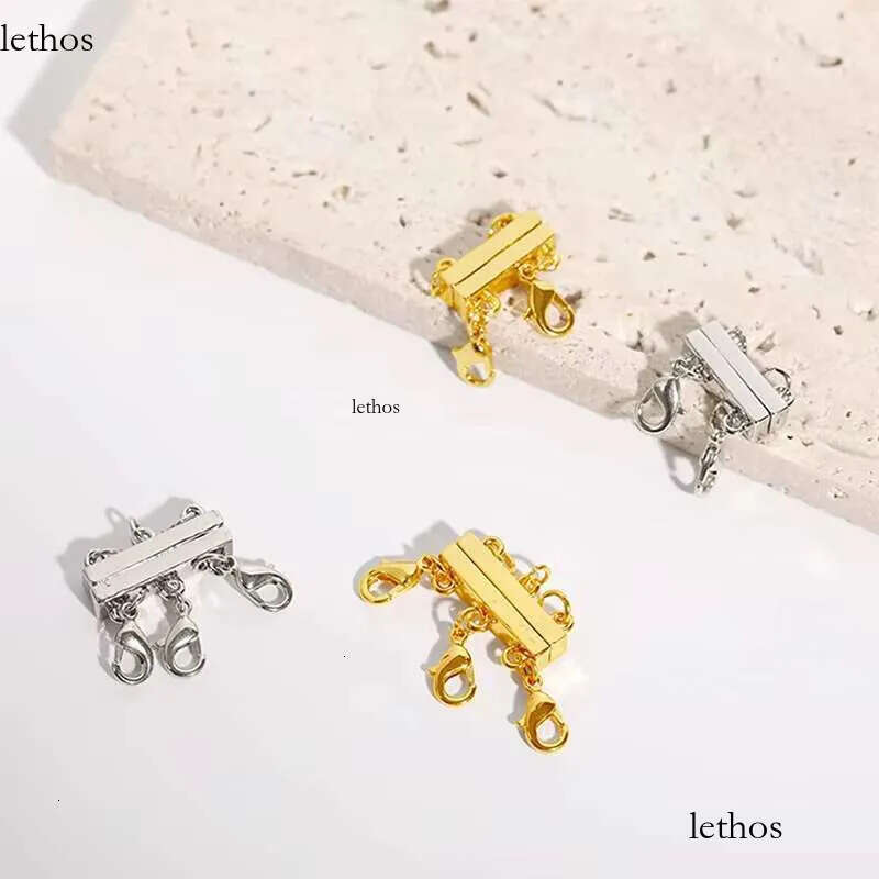 DHCollections Metal Clasp Jewelry Clasps Separator for Stackable Layering Necklaces Chains and Bracelets 5c