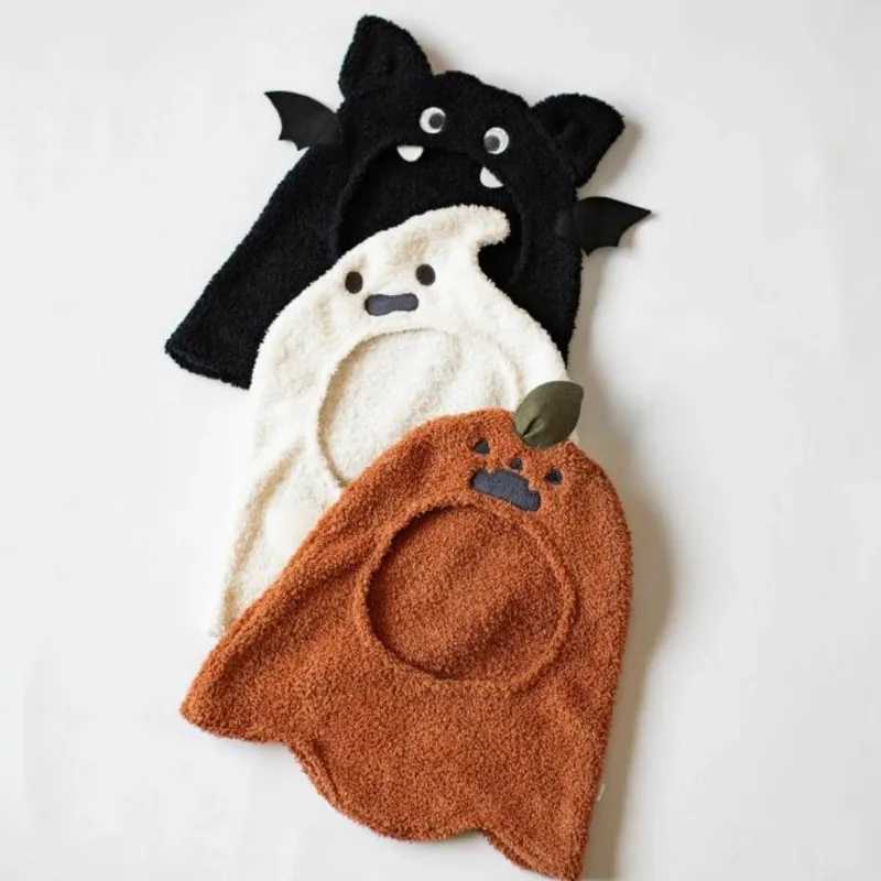 HoneyCherry New Halloween Baby Hat Little Devil Costume Childrens Plush Hood Baby Accessories Newborn L250925VYZ2