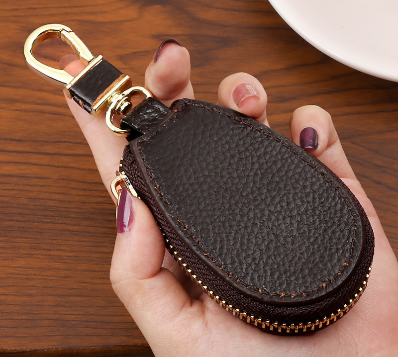 2025 Mini Key Wallet Large Capacity Waist Hanging Houndstooth Zipper Coin Purse Card Holder Two-in-One Red Envelope 250818