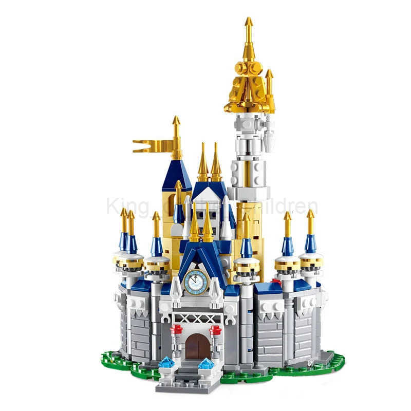 Disney Princess Castle House Building Blocks Kit Bricks Classic Cartoon Movie Animation Model Kids Girl Toys For Children Gifts H250925