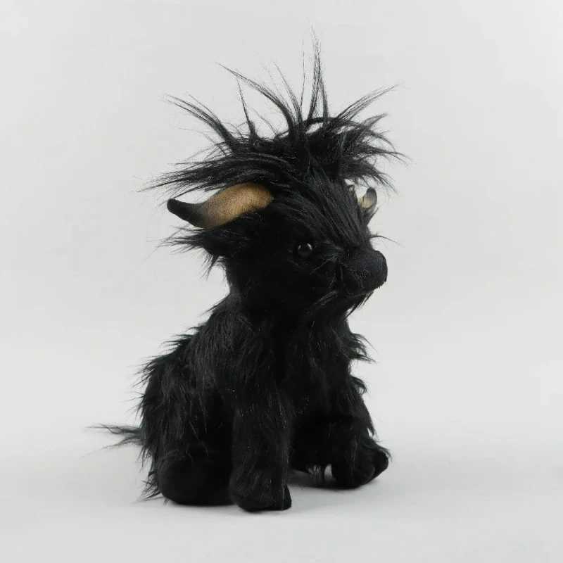 25cm Scottish Highland Cow Doll Cute Simulation Plush Toys Children Dolls Gift Home Decoration Ornaments Accessories C250925