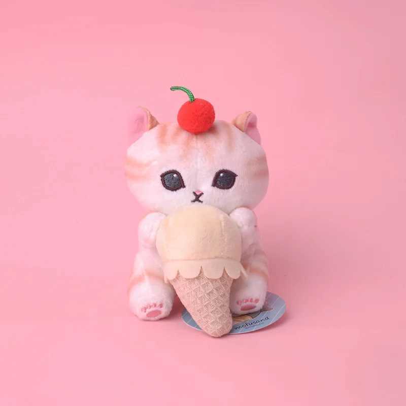 Newest Japanese Cute Mofusand Shark Cat Plush Toys Kawaii Keychain Cartoon Backpack Small Pendant Decoration Boys Holiday Gifts C250925
