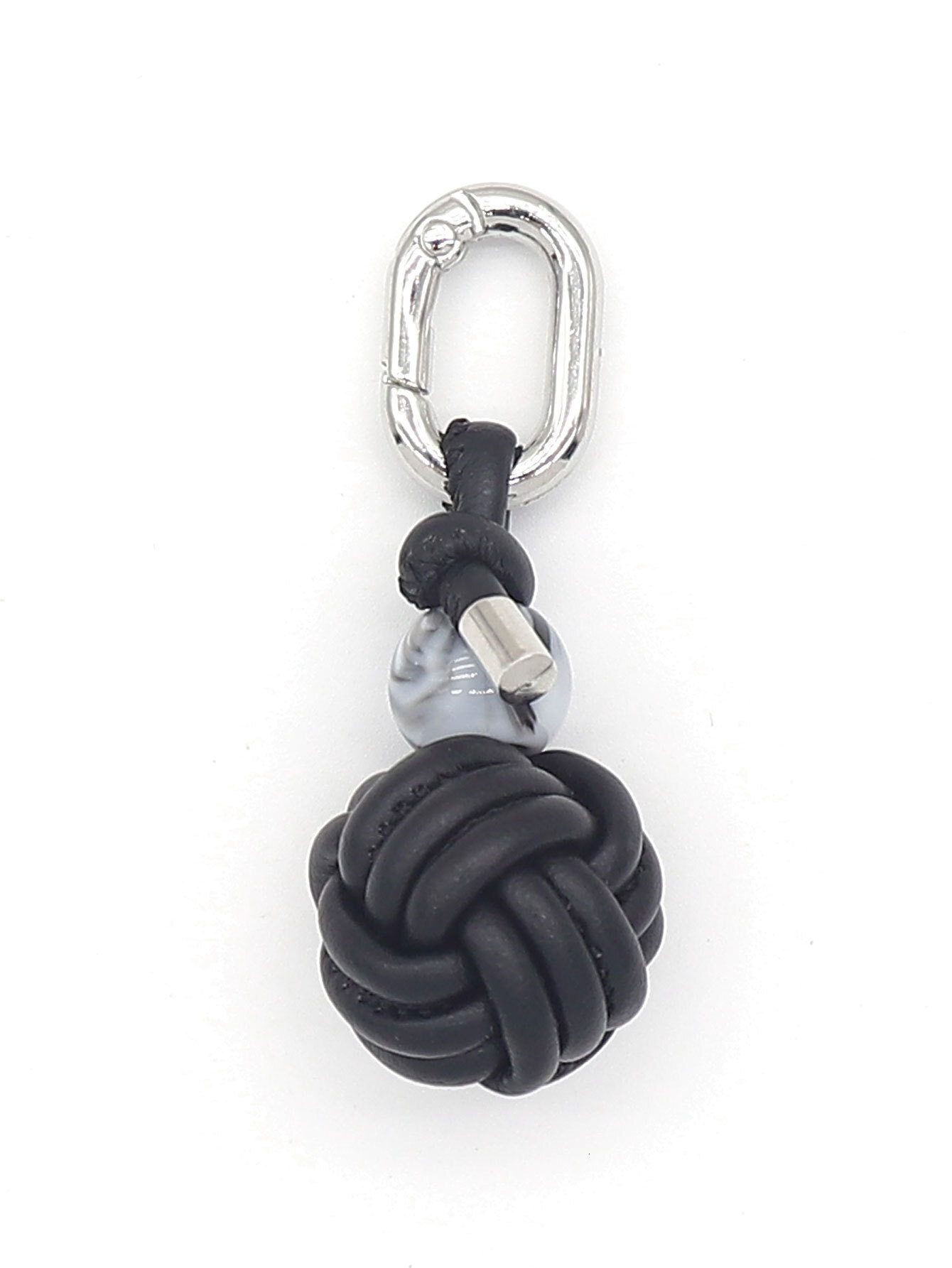 Keychain Series Handmade Woven PU Ball Keychains - DIY Bag, Shoe, and Hanging Accessories Z260130