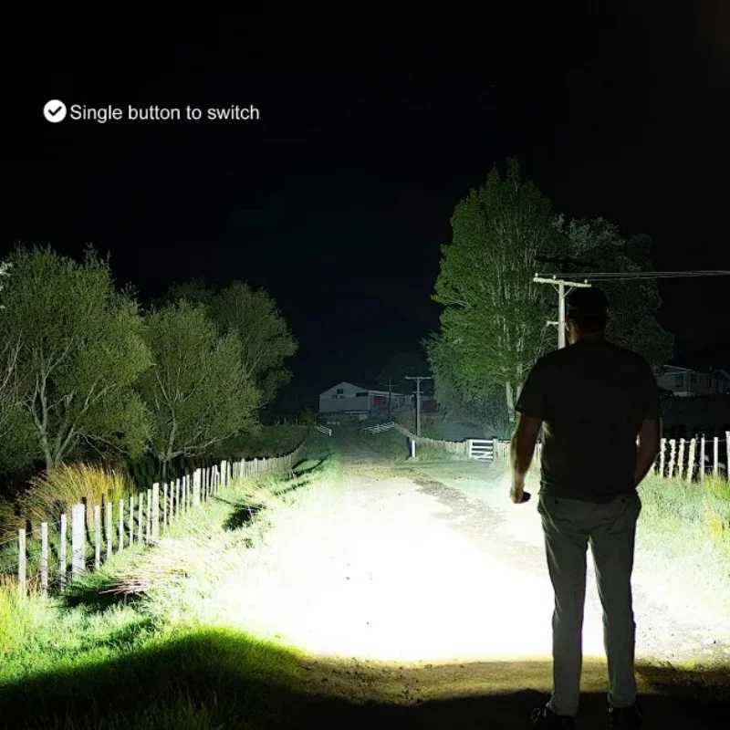 2025 46000000LM Powerful Headlamp Portable Rechargeable Lamp Super Powerful Head Flashlight Long Range LED Headlamp For Fishing J250925