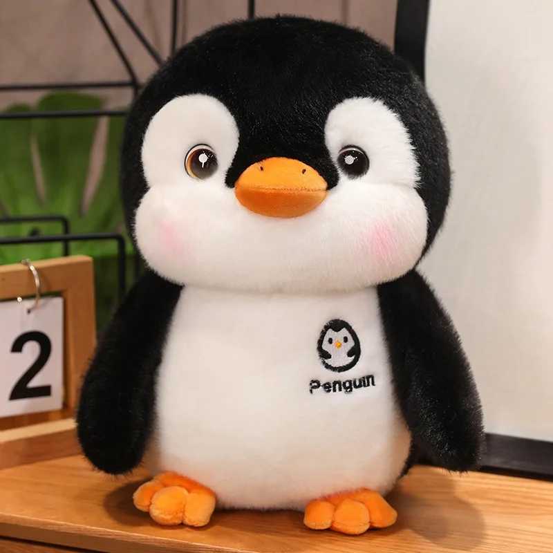 25cm50cm Soft Fat Penguin Plush Stuffed Toy Cute Black Penguin Fur Doll Toy Home Decoration Toy Children Birthday Gift C250925