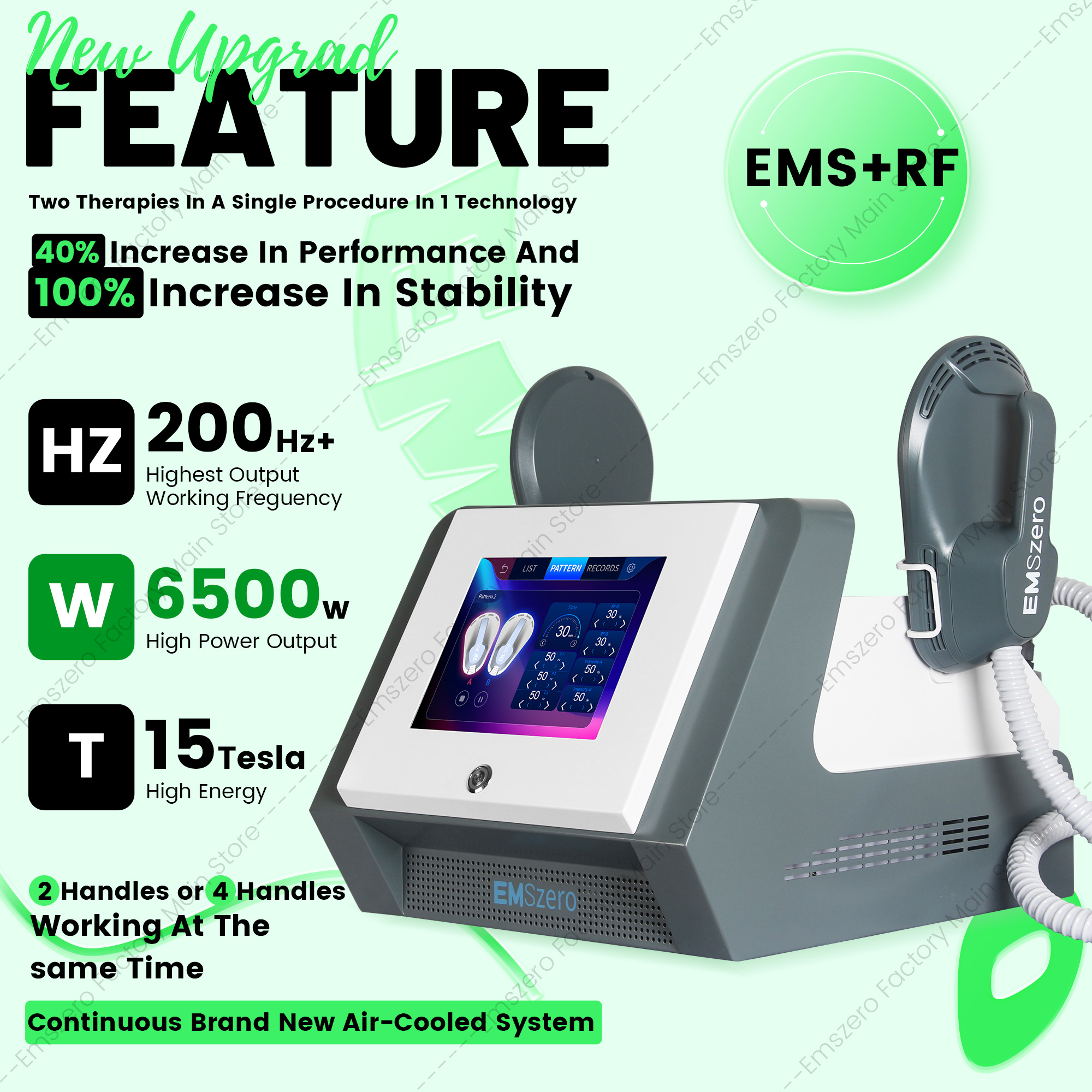 EMS Body Sculpting Machine EMSZERO 15Tesla HI-emt Non Invasive Fat Reduction Burn Fat Tighten Skin Body Contouring Slimming Equipment For Spa Beauty S