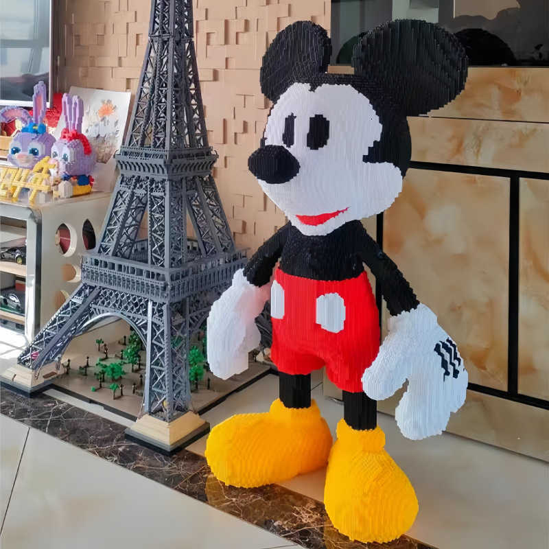 Disney Series of small-particle Mickey Mouse building blocks puzzle toys