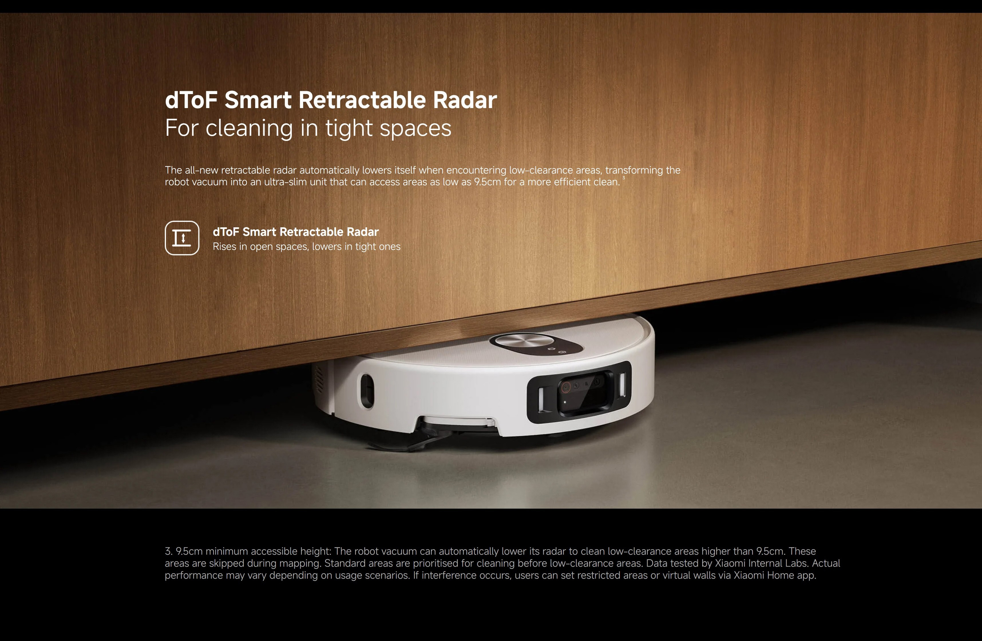 Xiaomi Robot Vacuum 5 Pro EU, AI triple-camera Smart detection system,Ultra-powerful 20000Pa suction,Hassle-free self-cleaning station
