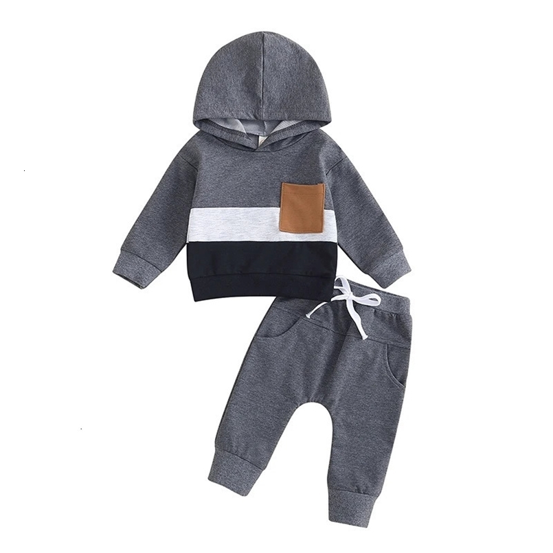 Pudcoco Toddler Baby Boy Winter Outfit Clothes Hoodie Sweatshirt Tops and Long Pants 3 6 9 12 18 24 Months Fall Outfits Set 250219