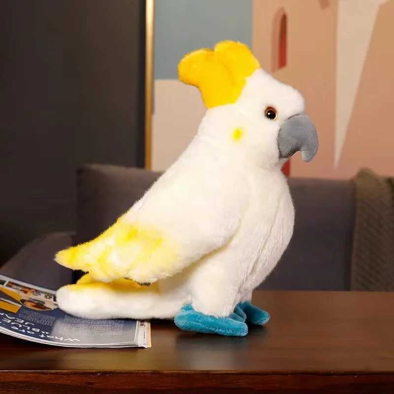 Cute Cartoon Bird Simulation Colorful Parrot Plush Toy Homdecor Stuffed Dolls Soft Animal Dolls Gift for Kids C250925