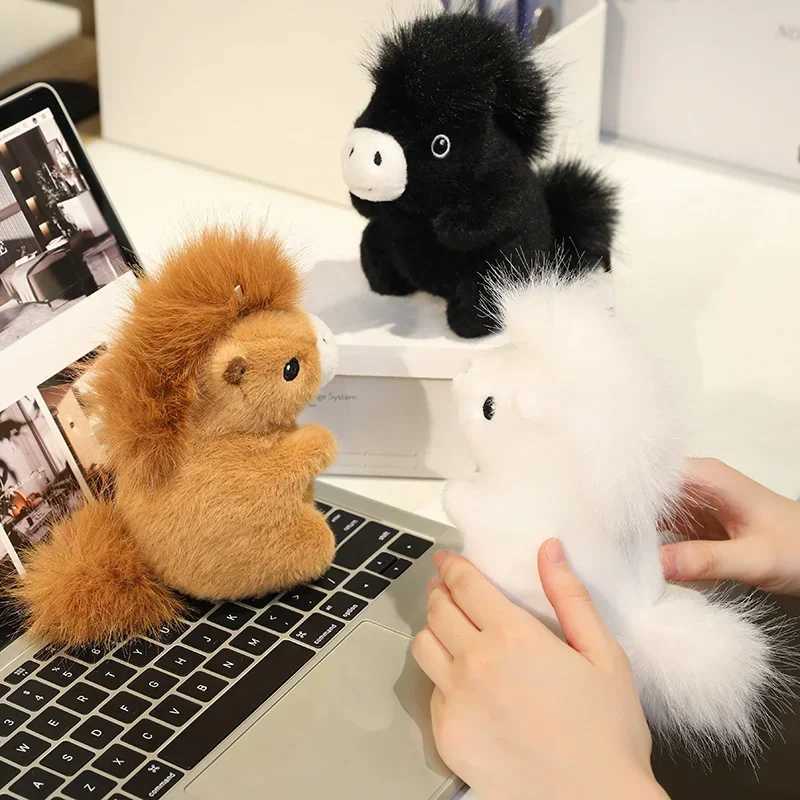 Cute Horse Plush Toys Soft Stuffed Newborn Doll Fluffy Toy Pillow Gifts Funny Game Props PretTY Room Decor C250925