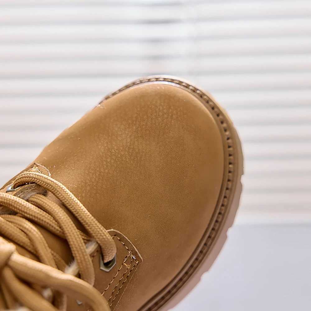 Winter Snow Boots For Children PU Leather Waterproof Plush Boots Thick Warm Boys Girls Warm Boots Casual Footwear For KidsXJ250925