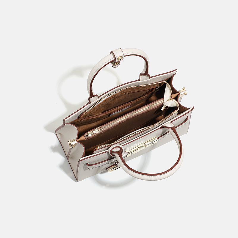 LORDLY KNACK designer bag light luxury genuine leather Fashionable simple large capacity versatile ladies cross body bag