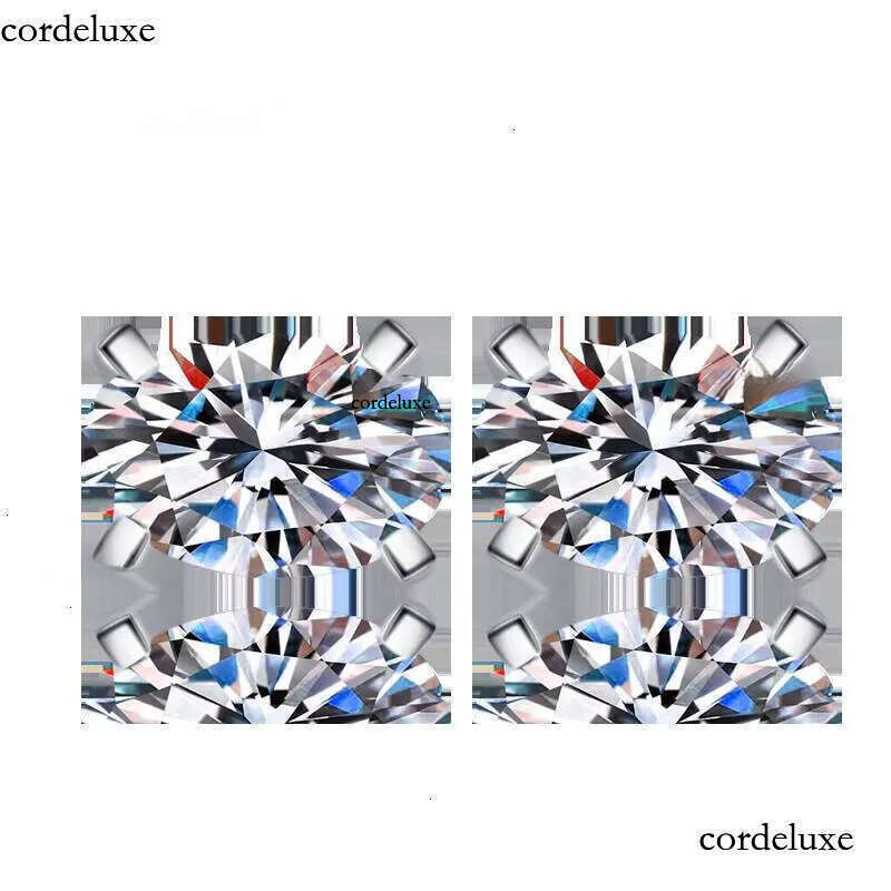 Fine Jewelry Women's Minimalist 0.5Ct/1Ct/2ct Oval Cut Dia S Sterling Sier VVs1 Moissanite Earrings d1