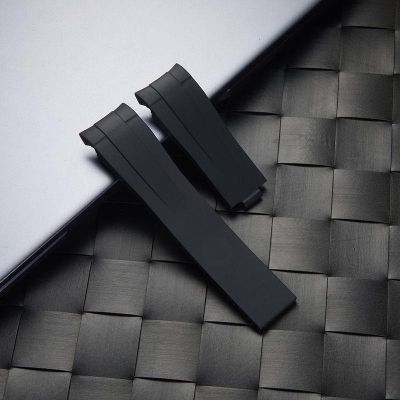 Extra Long Band XL XXL Silicone watch straps Men Soft Quick Release Watchband for Large Wrist Replacement - 12mm 16mm ... 20mm