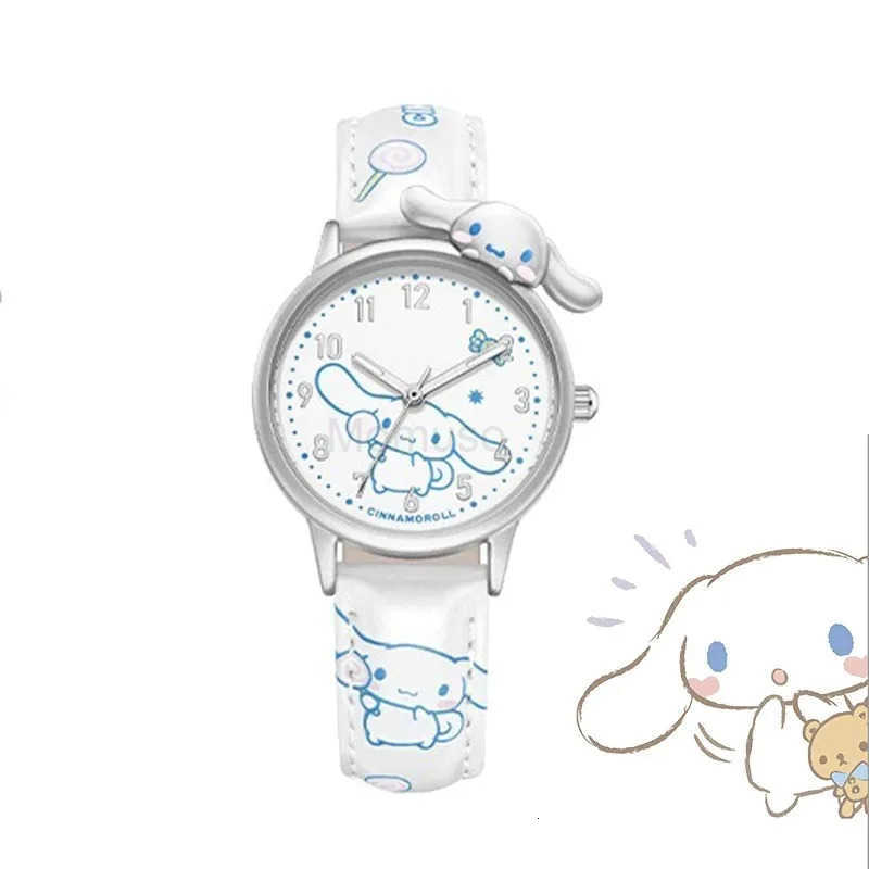 Sanrio Hello Kitty Watch Fashion Melody Wrist Watch Kawaii Kuromi Cinnamoroll Quartz Casual Kid Girl Children Birthday Gifts L250925