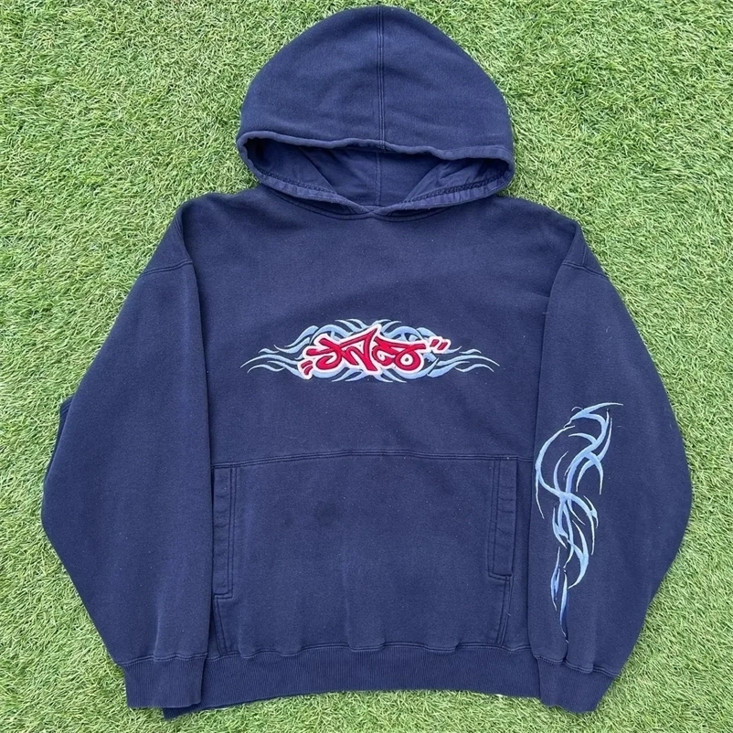 Hip Hop JNCO Hoodie Y2k Graphic Print Sweatshirt Men Streetwear High Street Rock Harajuku Fashion Casual Oversized Pullover 240126