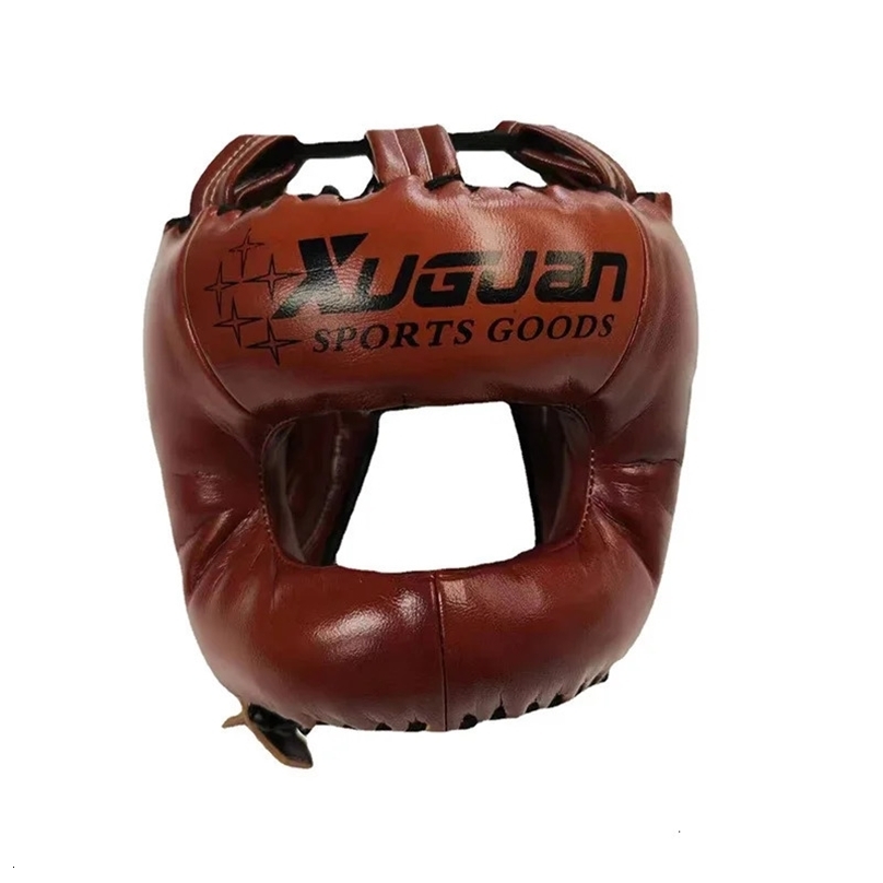 Muay Thai MMA Boxing Helmet Kids Adults Martial Arts Headgear Protector Training 250314