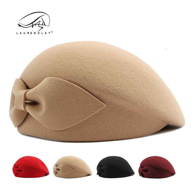 FS White Felt Womens Charm Hat Pink Pillbox Hat Black Wedding Fedora Chapeau Womens Party Hat 250228