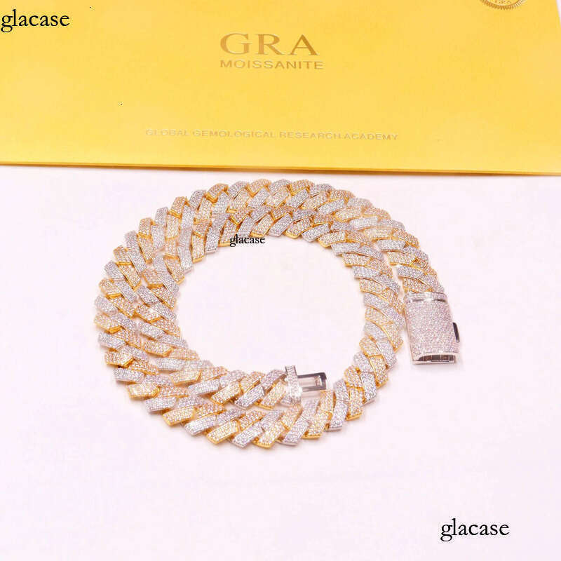 necklaces designer jewelry necklace cuban k chain Pendant Necklaces Iced Out Pass Dia Tester Sterg Sier Necklace Vvs Moissanite chains for men