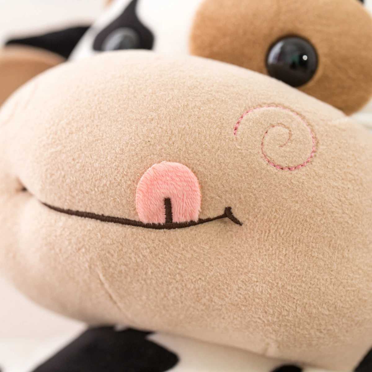 2020 New Plush Cow Toy Cute Cattle Plush Stuffed Animals Cattle Soft Doll Kids Toys Birthday Gift for Children C250925