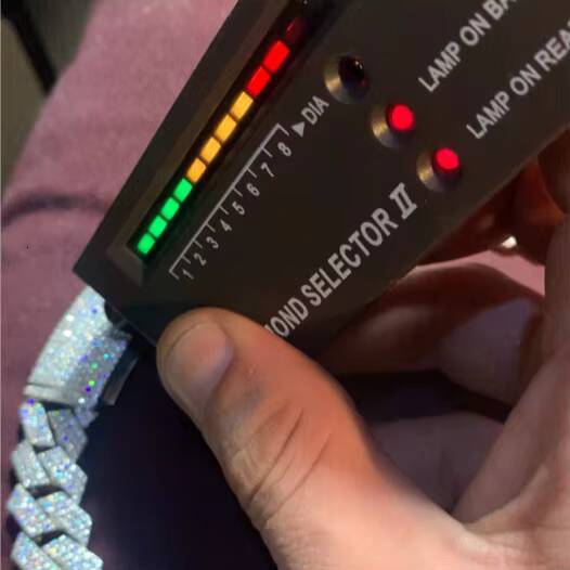 Customized Trend S925 Moissanite VVS Moissanite Big Hip Hop Mens Rapper Diamond Chain Pendant Necklace Cuban Link Chain