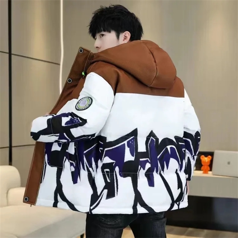 Men's Down Parkas Winter Jacket Men Casual White Duck Down Warm Hooded Coats Mens Outwear Windbreaker Thicken Parkas 4XL abrigo hombre casaco 231