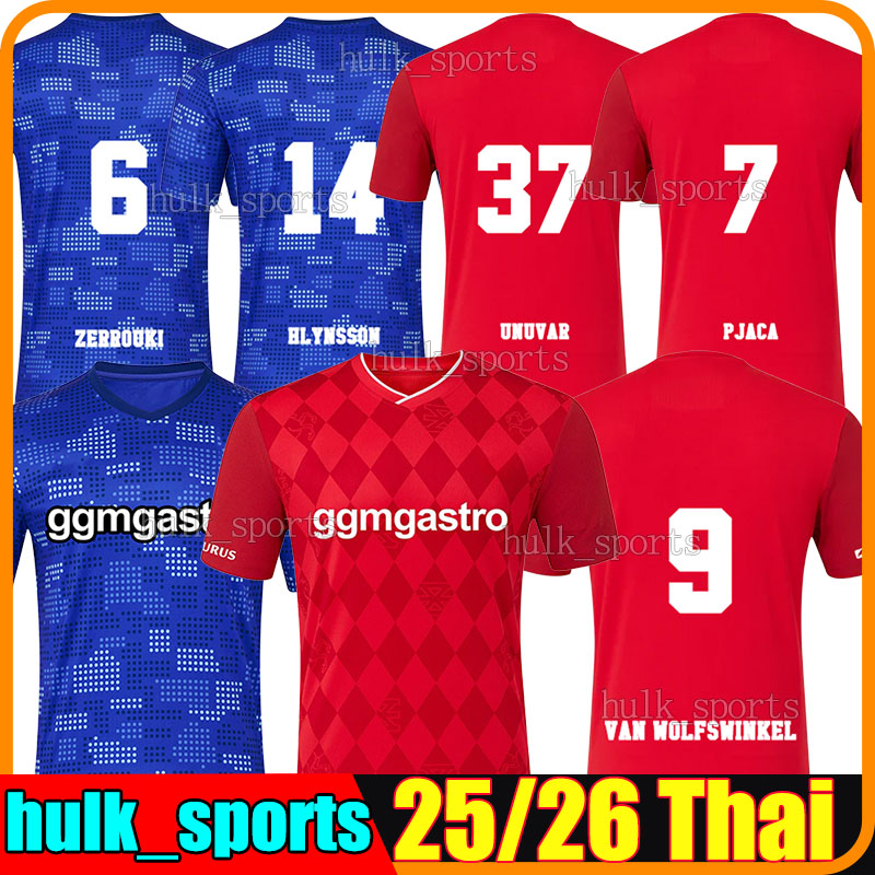 4XL 25/26 FC Twente Soccer Jerseys VAN WOLFSWINKEL UNUVAR PJACA D.ROTS HLYNSSON ROOIJ VAN ROOIJ LAMMERS BOOTH VERSCHUEREN HILGERS men kids kits sets football shirts