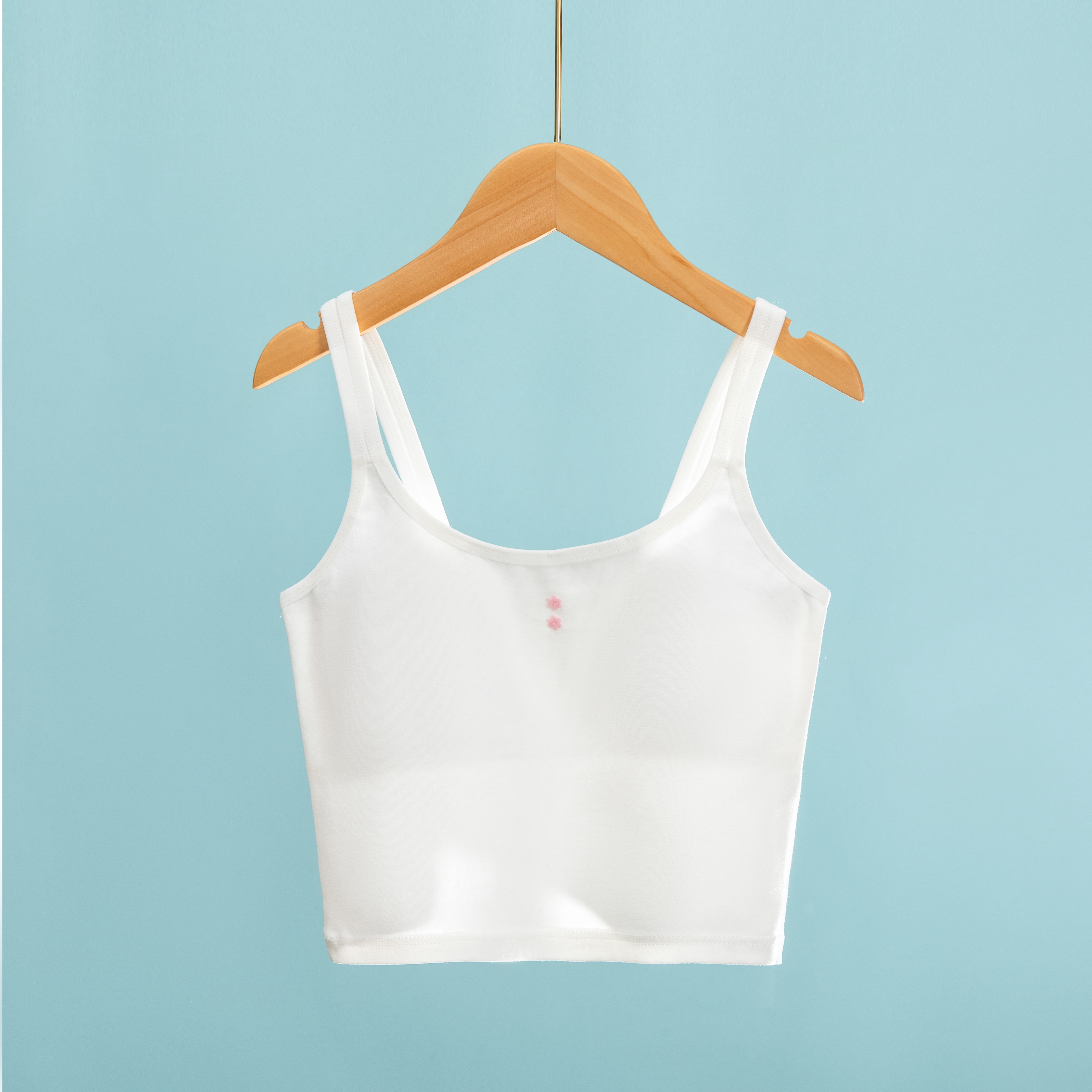 Girls' Underwear Developmental Stage Thin-Strap Teenage Bra Pure Cotton Tank Top Developmental Stage Elementary hot-sale products for girls