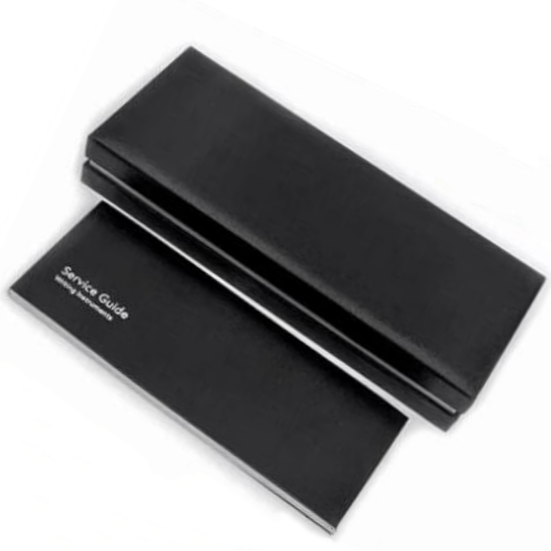 Luxury Monte Black Pu Leather Pen Box Pencil Boxs High Quality Office School Stationery Accessories As Gift Packaging