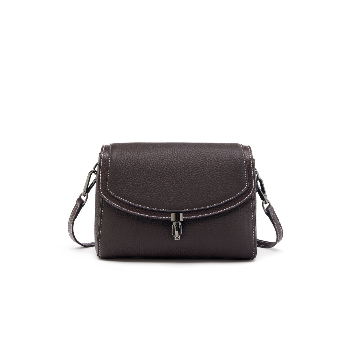 New 2025 genuine leather square handbag designer women's multifunctional handbag fashion shoulder crossbody bag