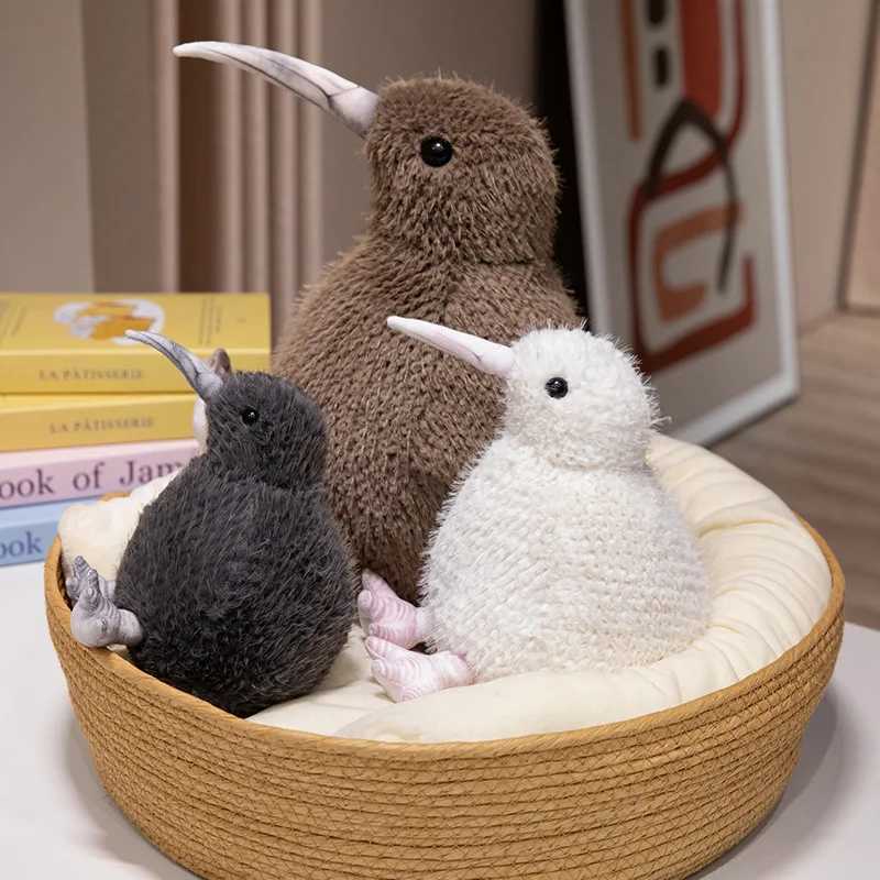Kawaii Plush Simulation Kiwi Bird Plush Toy Cute Stuffed Animals Soft Doll Kids Toys For Children Birthday Gift C250925