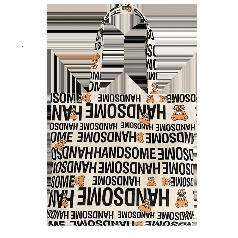 2025 Autumn/Winter New Women's Canvas Bag Simple Style bag Atmospheric Large Capacity Niche Design Handbag Korean Designer Bag