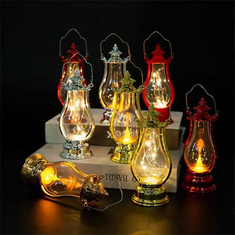 Retro Kerosene Night Light Art Decorate Light Small Oil Fairy Lights Portable Lamp Small Oil Lamp Decorative Lantern J250925
