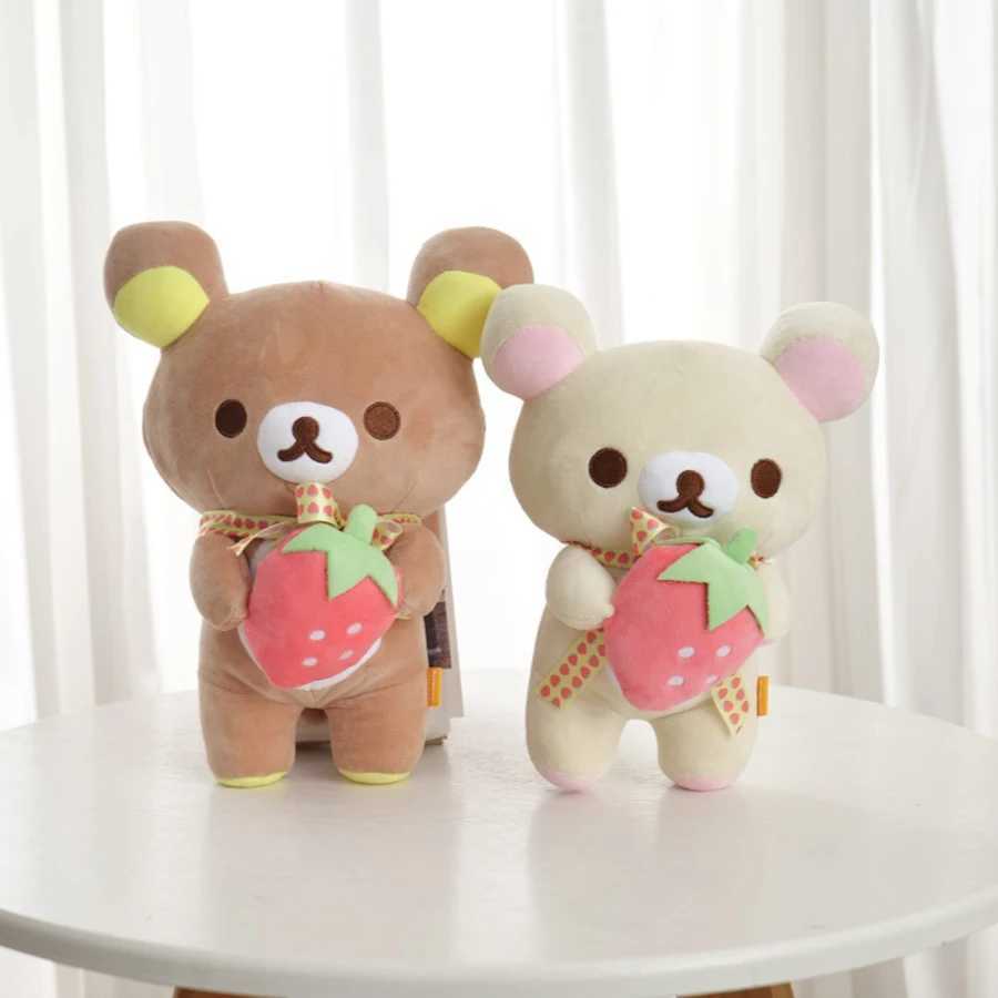 Anime Rilakkuma Cartoon Plush Doll Soft bear Toys Kawaii Room Decor Teddy Bear Plushies Cute Couple Bear Xmas Gifts For Girls C250925