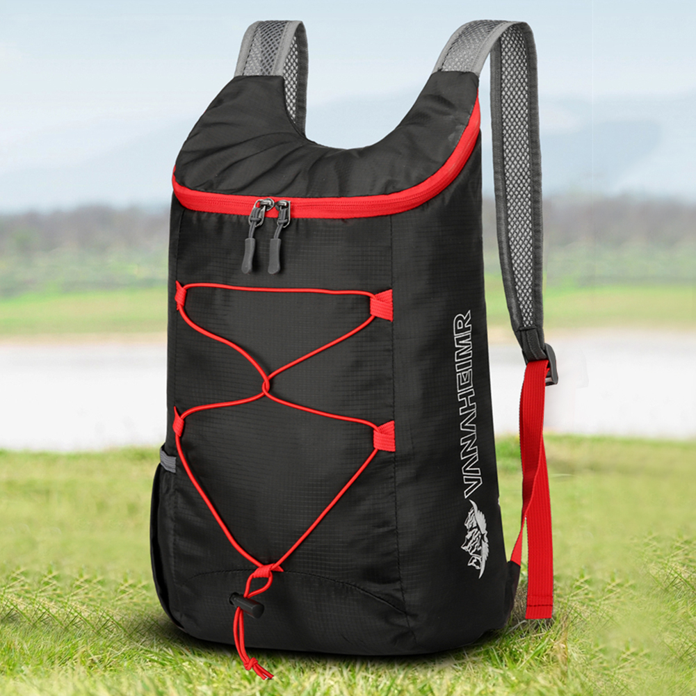 Portable Foldable Backpack Ultralight Folding Bag Large Capacity Outdoor Fitness Sports Backpack Colorful Multi-functional Bag