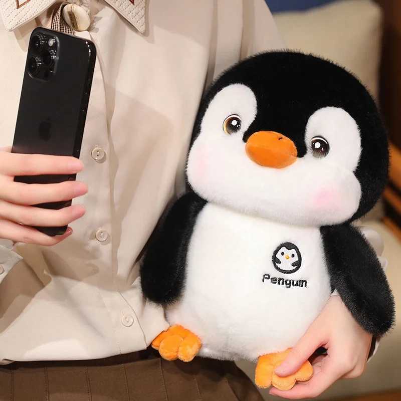 25cm50cm Soft Fat Penguin Plush Stuffed Toy Cute Black Penguin Fur Doll Toy Home Decoration Toy Children Birthday Gift C250925