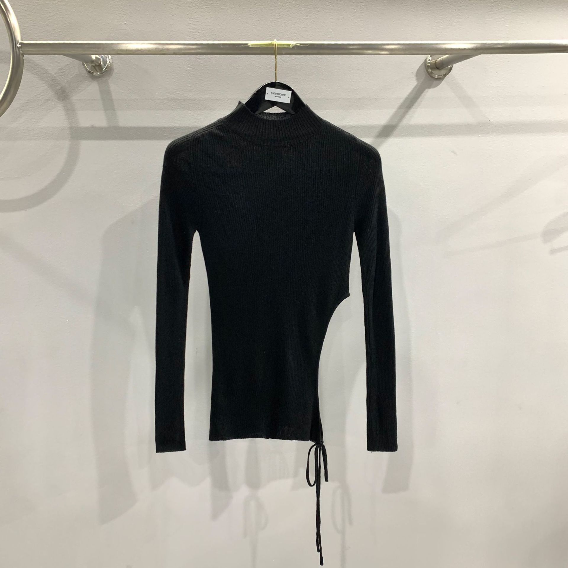 SUBHUMAN Women's 2025 Early Autumn Fit Versatile Design Slim Knit Base Sexy Long Sleeve Sweater