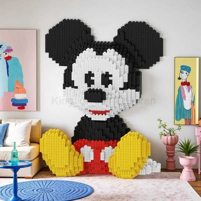Disney Mickey Drawer Combination Puzzle Ornaments Building Blocks 3D Stereoscopic Puzzle Models Puzzle Toys Birthday Gifts H250925
