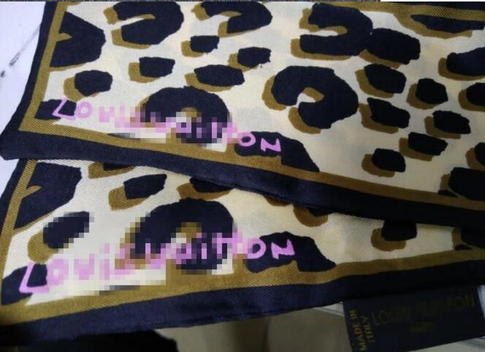 Leopard Print Scarf 472 In Ultra Length 100 Silk Handle Scarf Small Ribbon Hair Woman Headband Bag5604440